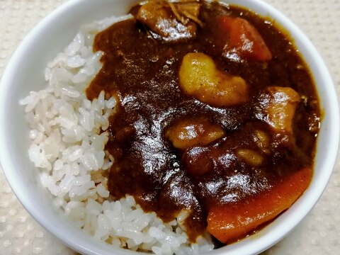 圧力鍋でチキンカレー